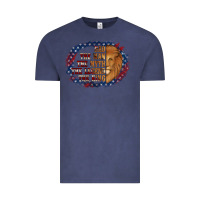 Vintage Denim dad the man american flag Vintage Tee - Jasminsmagicworld