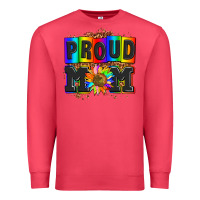 Cardinal proud mom with sunflower Premium Sweatshirt - AdoDesignShop