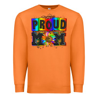 Carrot proud mom with sunflower Premium Sweatshirt - AdoDesignShop