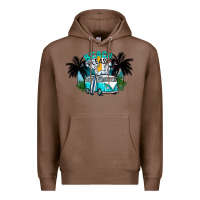 Chestnut beach please Premium Hoodie - CowhideDigitalArt