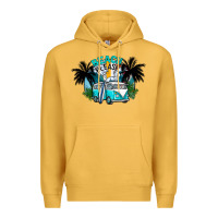Mustard beach please Premium Hoodie - CowhideDigitalArt