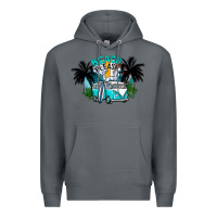 Rock beach please Premium Hoodie - CowhideDigitalArt