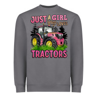 Storm just a girl who loves tractors Heavyweight Sweatshirt - BarkalooDesign