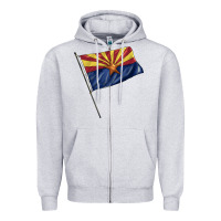 Arizona Flag Zipper Hoodie | Teevron