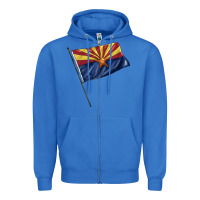 True Royal arizona flag Zipper Hoodie - BarkalooDesign