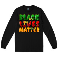 Black black lives matter Long Sleeve Tee - FaDigitalArtStudio