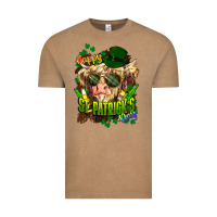 Vintage Coffee St. Patrick's Day Cow Vintage Tee - HowdyJamesFarm