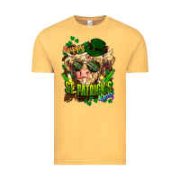 Vintage Mustard St. Patrick's Day Cow Vintage Tee - HowdyJamesFarm