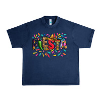Navy Fiesta Urban Heavy Tee - RanaPortraitStore