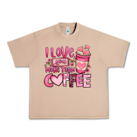 Burro i love you more than coffee valentines day Urban Heavy Tee - OliviaCreatesArt
