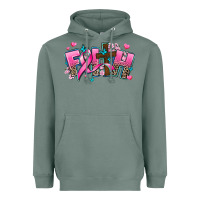 Cancer Faith Cross Heavyweight Hoodie | Teevron