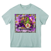 Arona Mardi Gras gnome on the truck Heavy Core Tee - NancyCooperArtShop