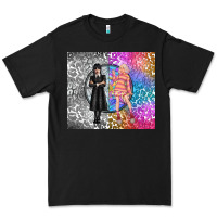 Black gothic girl and colorful girl best friends Premium Tee - TumblerDesignByShophia