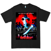 Black Vintage Classic  Horror film Art Characters Mens Womens Premium Tee - maiPhamDesign