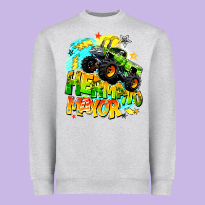 Hermano Mayor Heavyweight Sweatshirt Designed By Barkaloodesign