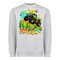 Heather Grey hermano mayor Heavyweight Sweatshirt - BarkalooDesign