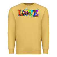 Antique Gold pride love butterflies Premium Sweatshirt - AdoDesignShop