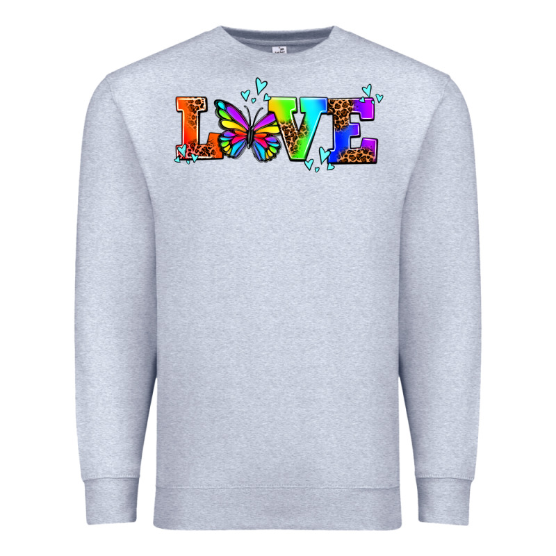 Pride Love Butterflies Premium Sweatshirt by AdoDesignShop | Teevron