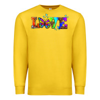 Lemon pride love butterflies Premium Sweatshirt - AdoDesignShop