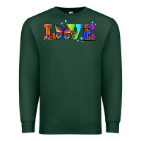 Sports Green pride love butterflies Premium Sweatshirt - AdoDesignShop