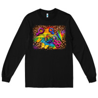 Black lgbtq background Long Sleeve Tee - FaDigitalArtStudio