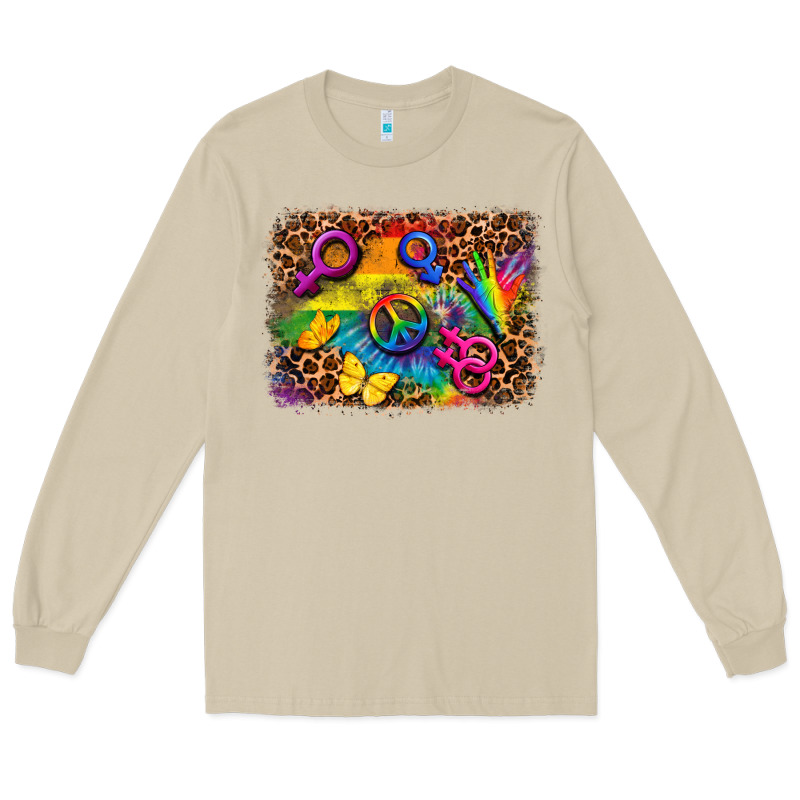 Lgbtq Background Long Sleeve Tee by FaDigitalArtStudio | Teevron