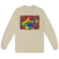 Mushroom lgbtq background Long Sleeve Tee - FaDigitalArtStudio