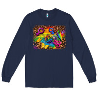 Navy lgbtq background Long Sleeve Tee - FaDigitalArtStudio
