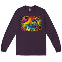 Plum lgbtq background Long Sleeve Tee - FaDigitalArtStudio