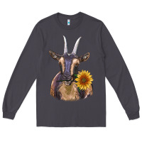 Smoke dark goat Long Sleeve Tee - RanaPortraitStore