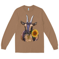 Toasted Coconut dark goat Long Sleeve Tee - RanaPortraitStore