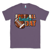 Lavender Football kinda day Classic Tee - HowdyJamesFarm