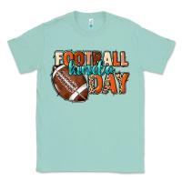 Seafoam Football kinda day Classic Tee - HowdyJamesFarm