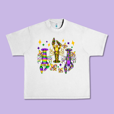 Mardi Gras Craw Fish Olivia Urban Heavy Tee Designed By Oliviacreatesart