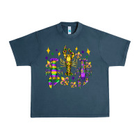 Midnight Navy mardi gras craw fish olivia Urban Heavy Tee - OliviaCreatesArt