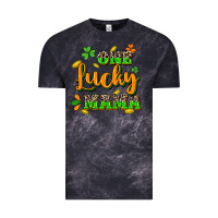 Cloud Black One lucky Mama St. Patrick's Day Vintage Tee - CowGirlArtShop