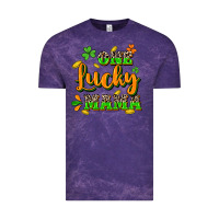 Cloud Purple One lucky Mama St. Patrick's Day Vintage Tee - CowGirlArtShop