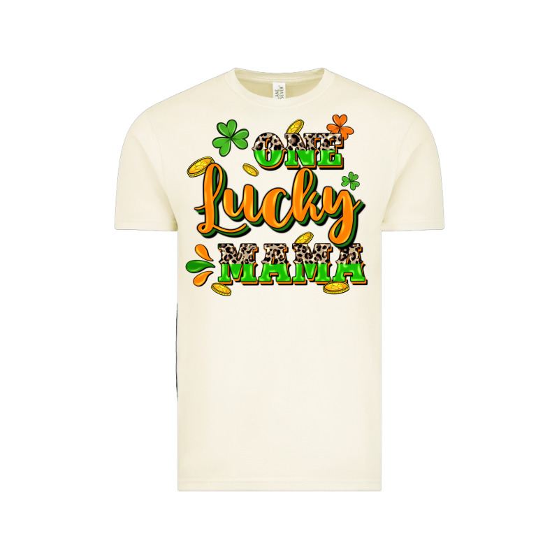 One Lucky Mama St. Patrick's Day Vintage Tee by CowGirlArtShop | Teevron