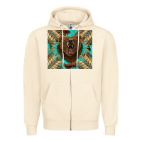 Sandshell bear native american  tumbler Zipper Hoodie - BarkalooDesign