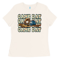 Bone game day baseball Ladies Tee - HowdyJamesFarm
