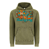 Vintage Olive Love Thanksgiving Gobble And Frappe Vintage Hoodie - FaDigitalArtStudio