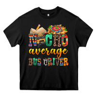 Black Nacho Average Bus Driver Heavy Core Tee - texasbilliewilder