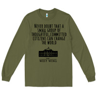 Army Green West Wing My Favorite People Long Sleeve Tee - maiPhamDesign