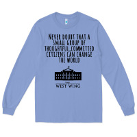 Colony Blue West Wing My Favorite People Long Sleeve Tee - maiPhamDesign