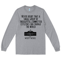 Heather Grey West Wing My Favorite People Long Sleeve Tee - maiPhamDesign