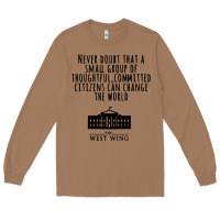 Toasted Coconut West Wing My Favorite People Long Sleeve Tee - maiPhamDesign