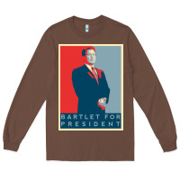 Chestnut Bartlet For President Lover Gift Long Sleeve Tee - maiPhamDesign