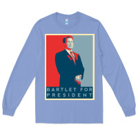 Colony Blue Bartlet For President Lover Gift Long Sleeve Tee - maiPhamDesign