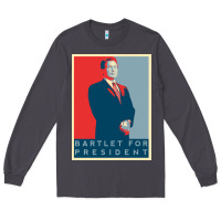 Smoke Bartlet For President Lover Gift Long Sleeve Tee - maiPhamDesign