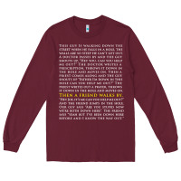 Burgundy The West Wing Funny Boy Girl Long Sleeve Tee - maiPhamDesign